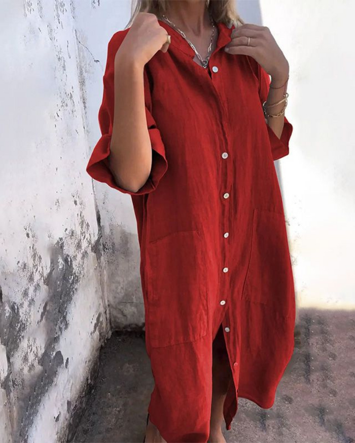 Calixa | Graceful Shirt Dress