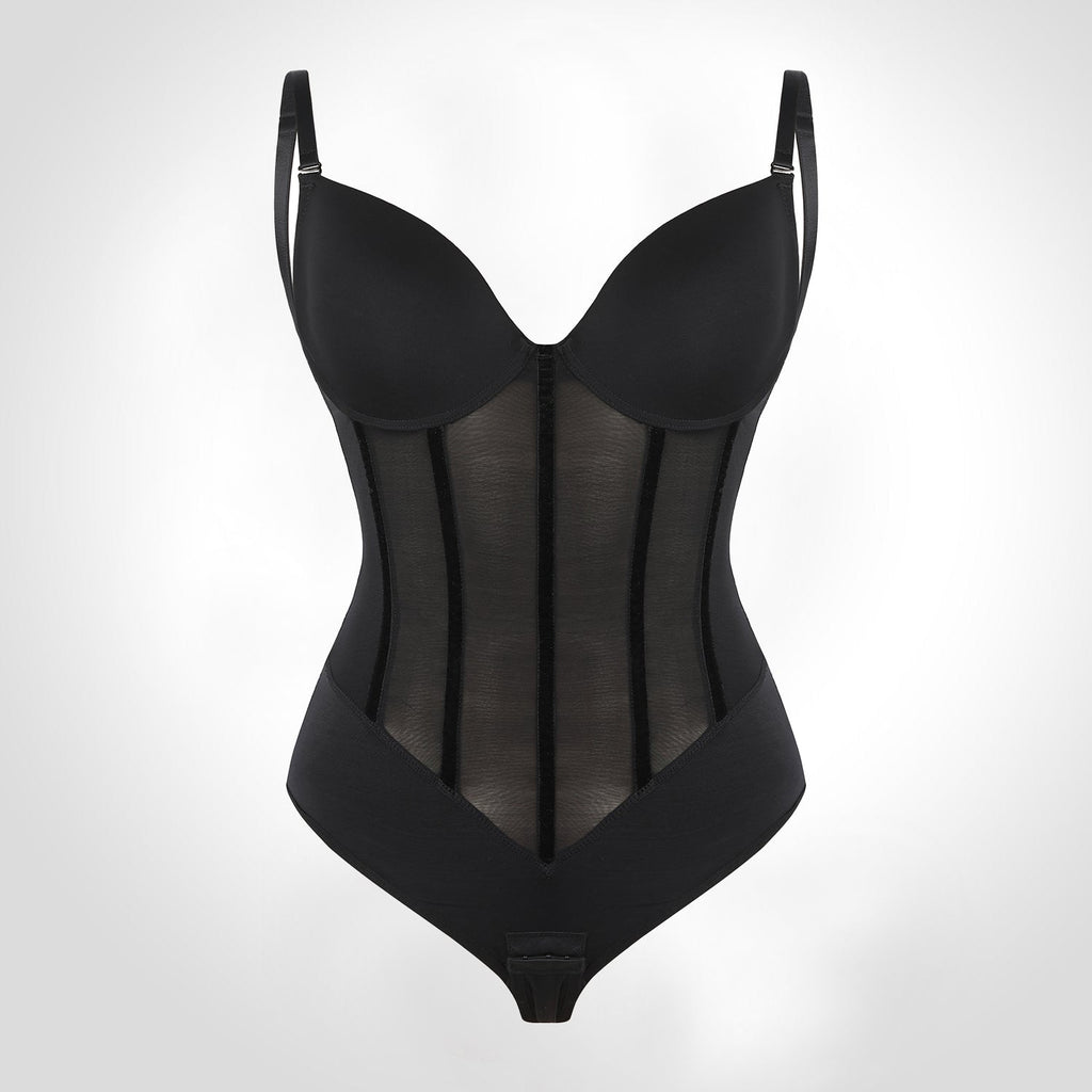 Amber - Shapewear Bodysuit met 5 stalen baleinen