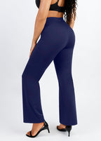 Larisa - High Waist Built-in Shaping Mesh Broek Met Rechte Pijp