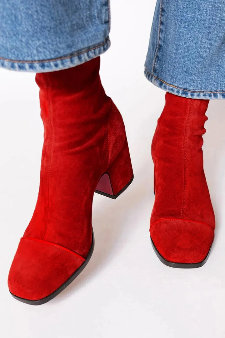 Lily | Elegant Suede Ankle Boots