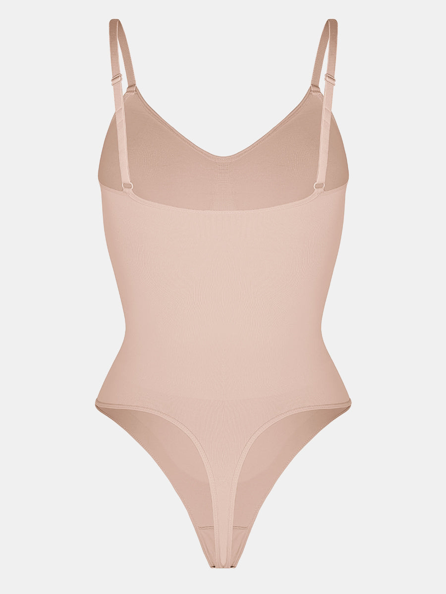 Stefanie String - Naadloze Bodysuit Met Verstelbare Schouderbandjes