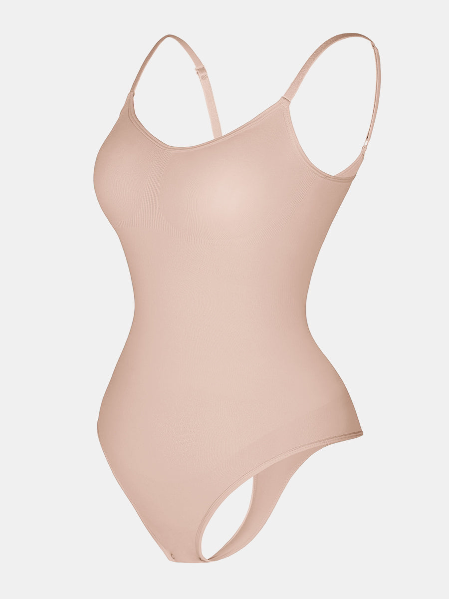 Stefanie String - Naadloze Bodysuit Met Verstelbare Schouderbandjes