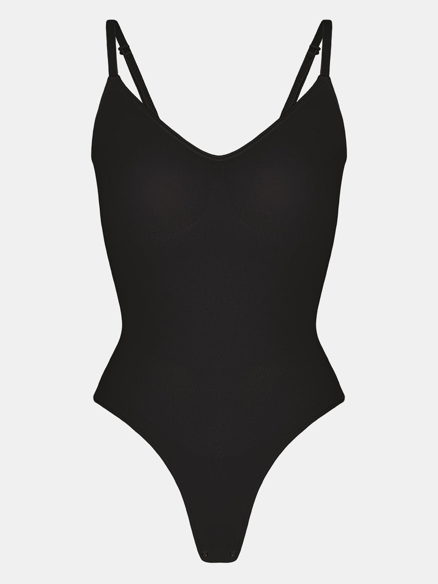 Stefanie String - Naadloze Bodysuit Met Verstelbare Schouderbandjes