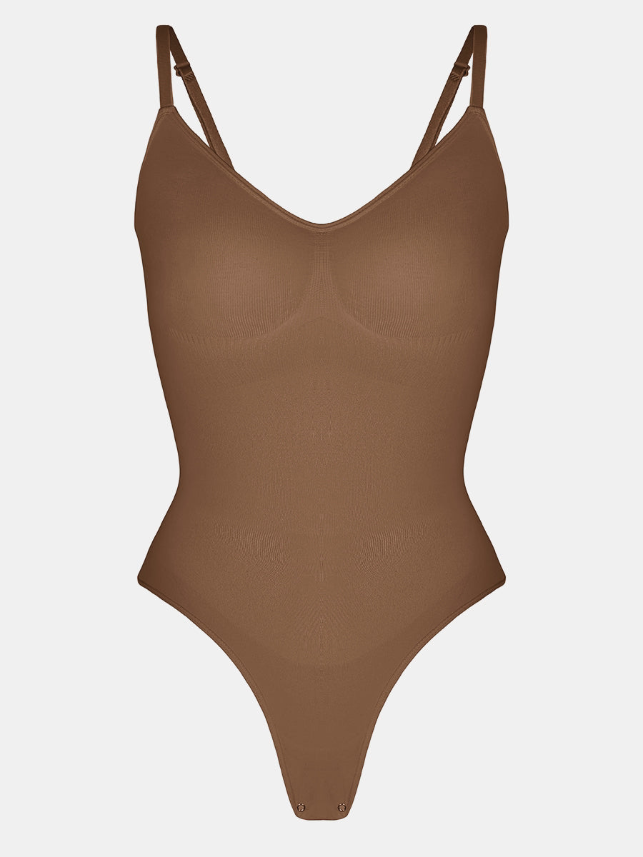 Stefanie String - Naadloze Bodysuit Met Verstelbare Schouderbandjes