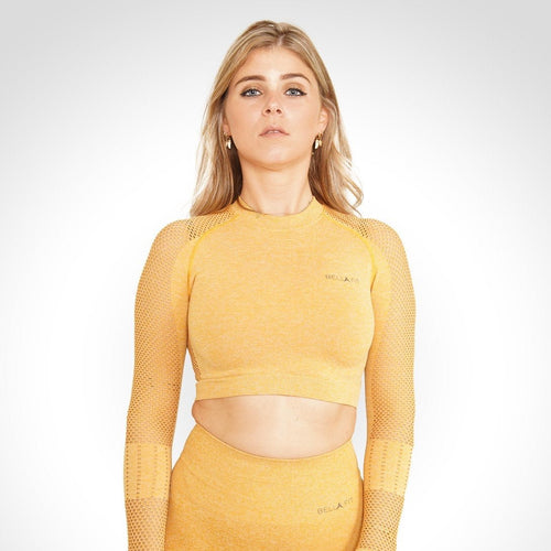 Andrea - Lange Mouw Crop Top