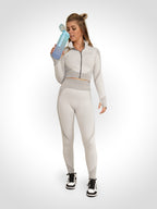 Chelsea - Sport Set Met Ritssluiting En Hoge Taille Legging