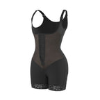 Felicia Short Powernet® - Ademende Latex Body met Open Borst, Buikcontrole en Stevige Compressie Shapewear.