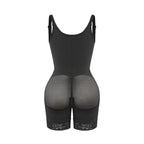 Felicia Short Powernet® - Ademende Latex Body met Open Borst, Buikcontrole en Stevige Compressie Shapewear.