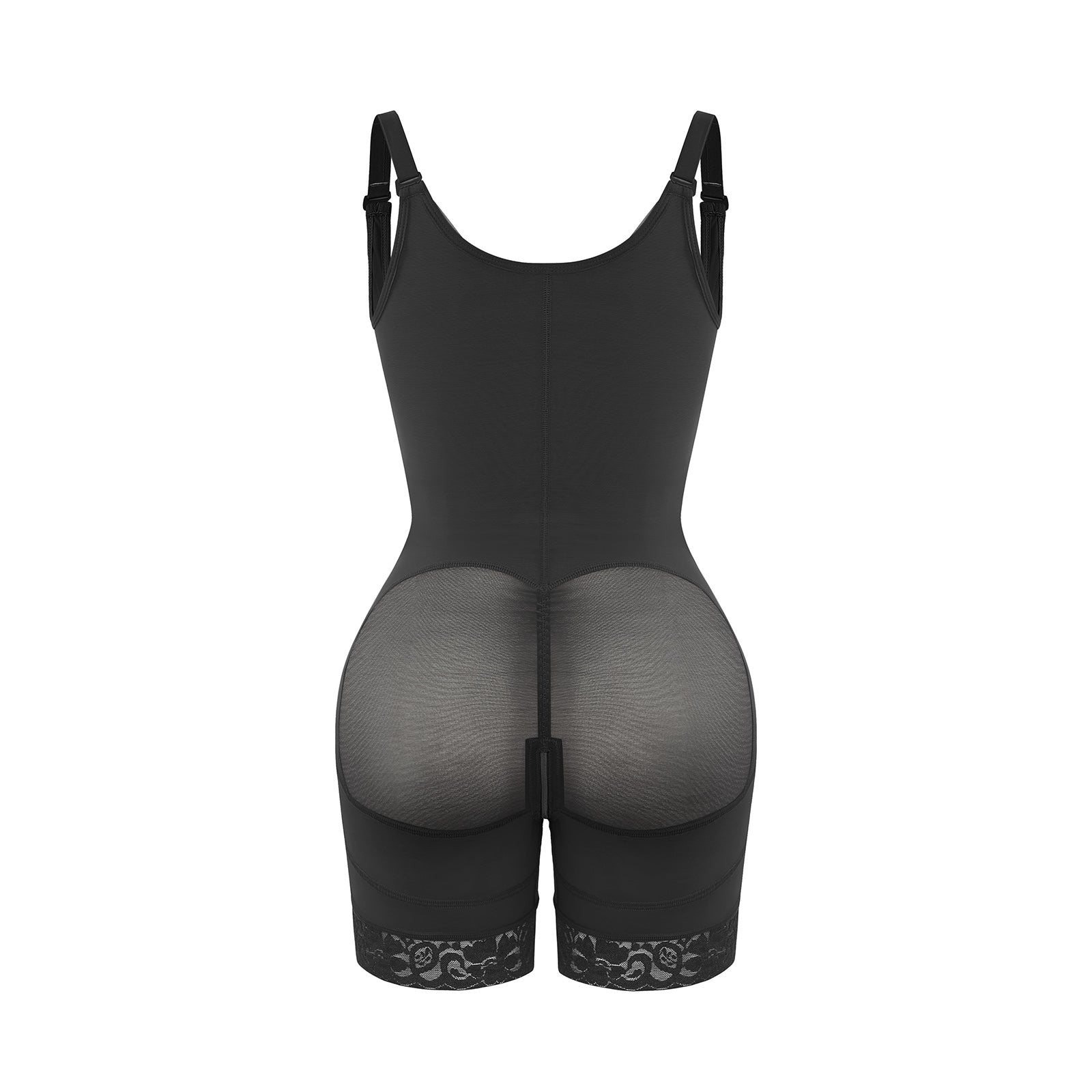 Felicia Short Powernet® - Ademende Latex Body met Open Borst, Buikcontrole en Stevige Compressie Shapewear.