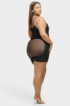 Felicia Short Powernet® - Ademende Latex Body met Open Borst, Buikcontrole en Stevige Compressie Shapewear.