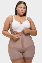 Felicia Short Powernet® - Ademende Latex Body met Open Borst, Buikcontrole en Stevige Compressie Shapewear.