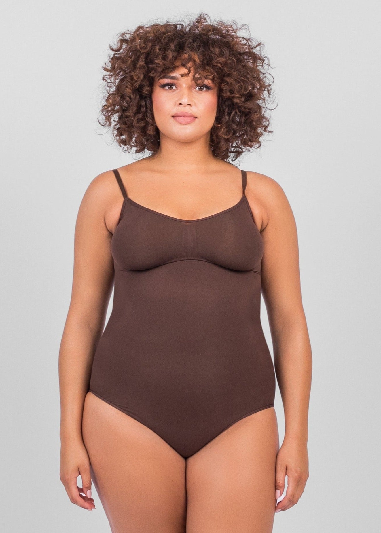 Stefanie Slip - Naadloze Bodysuit Met Spaghetti Schouderbandjes