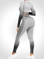 Kaylee - Crop Top Ronde Hals Hoge Taille Broek