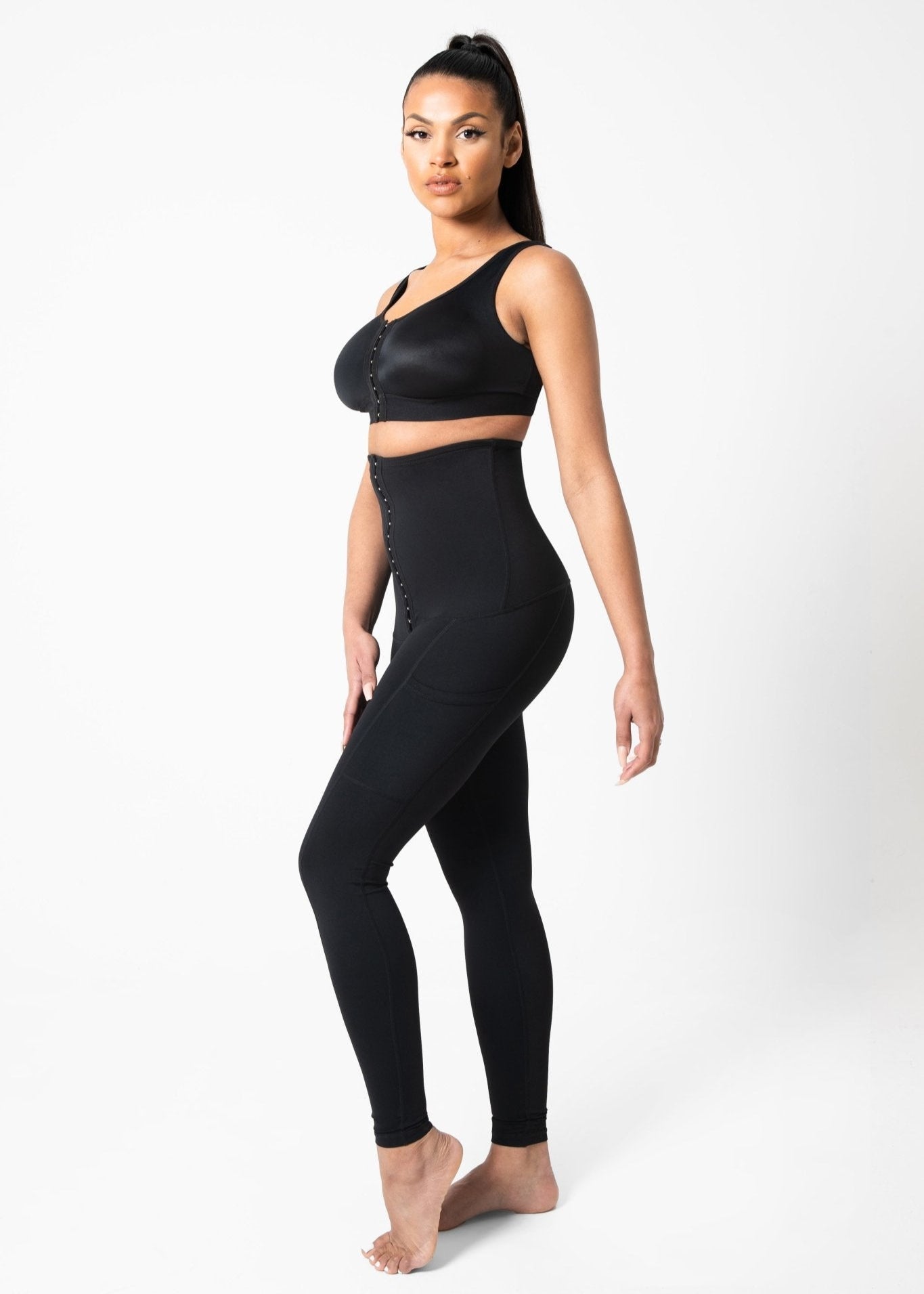 Kim - Legging Met Extra Hoge Taille En Dubbele Zakken
