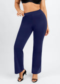 Larisa - High Waist Built-in Shaping Mesh Broek Met Rechte Pijp