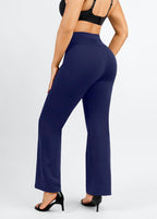 Larisa - High Waist Built-in Shaping Mesh Broek Met Rechte Pijp