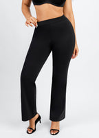 Larisa - High Waist Built-in Shaping Mesh Broek Met Rechte Pijp
