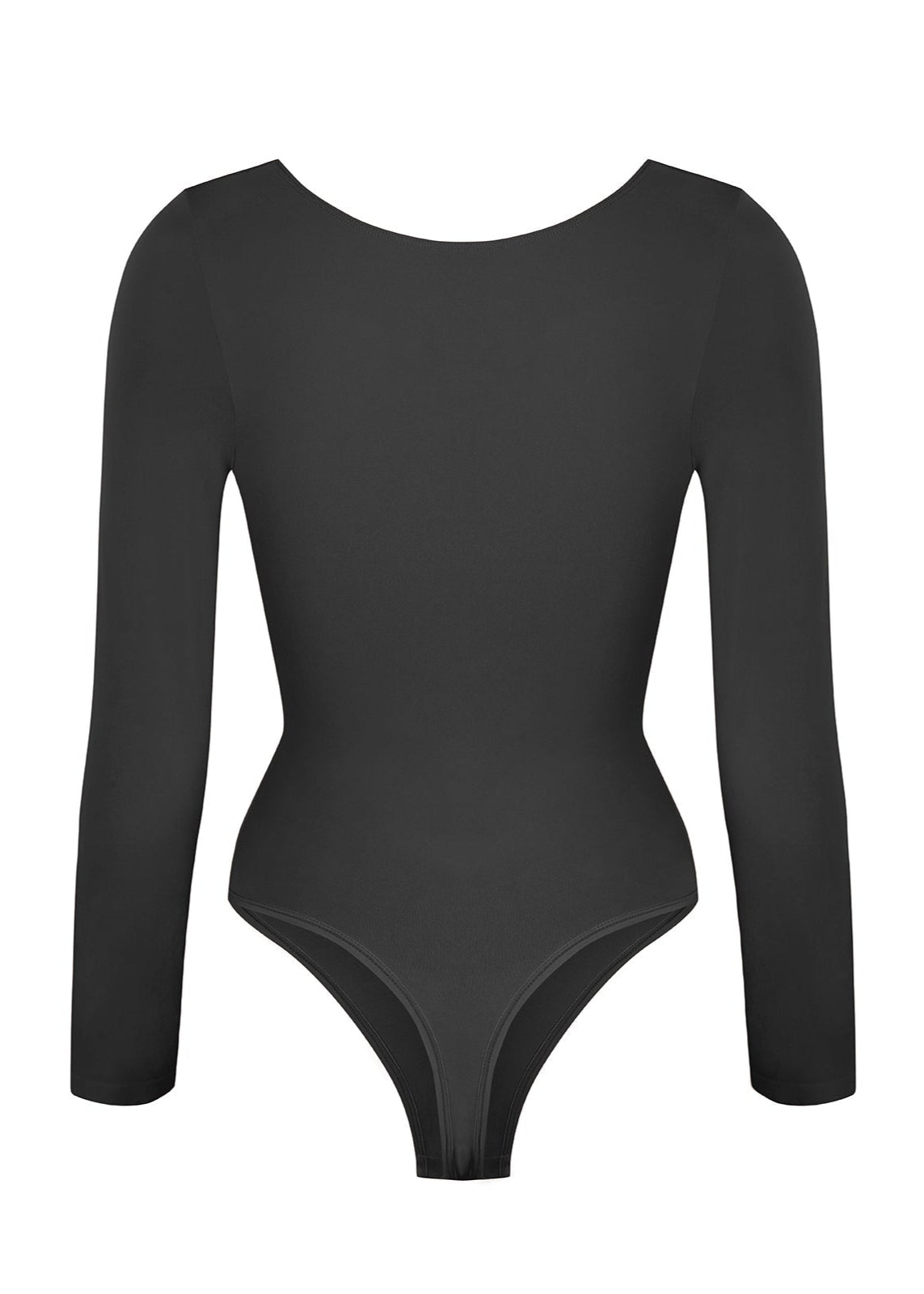 Stefanie Lange Mouw -  Naadloze Body met String, Borstondersteuning & Buikcontrole