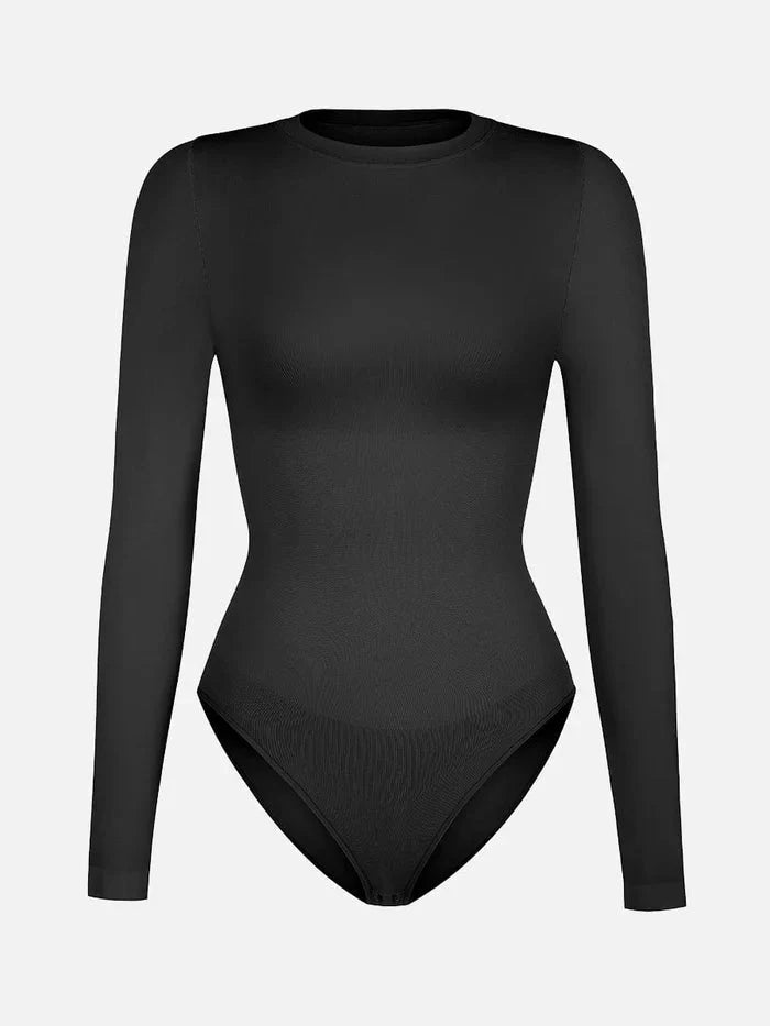 Milena – Ultra-Soft Sculpted Silhouette Naadloze Long-Sleeve Bodysuit
