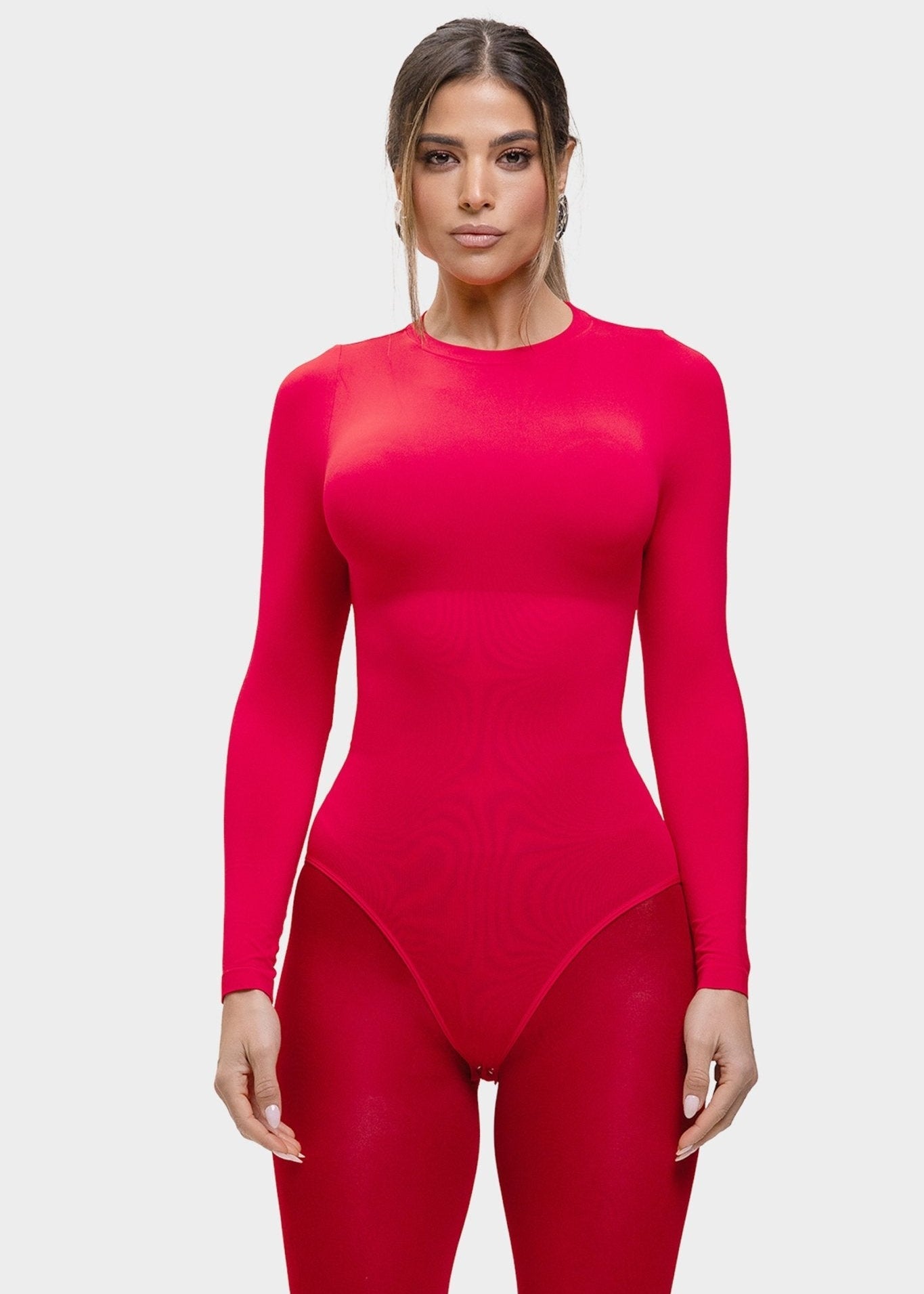 Milena – Ultra-Soft Sculpted Silhouette Naadloze Long-Sleeve Bodysuit