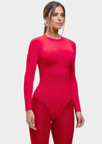 Milena – Ultra-Soft Sculpted Silhouette Naadloze Long-Sleeve Bodysuit