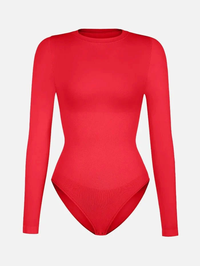 Milena – Ultra-Soft Sculpted Silhouette Naadloze Long-Sleeve Bodysuit