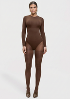 Milena – Ultra-Soft Sculpted Silhouette Naadloze Long-Sleeve Bodysuit