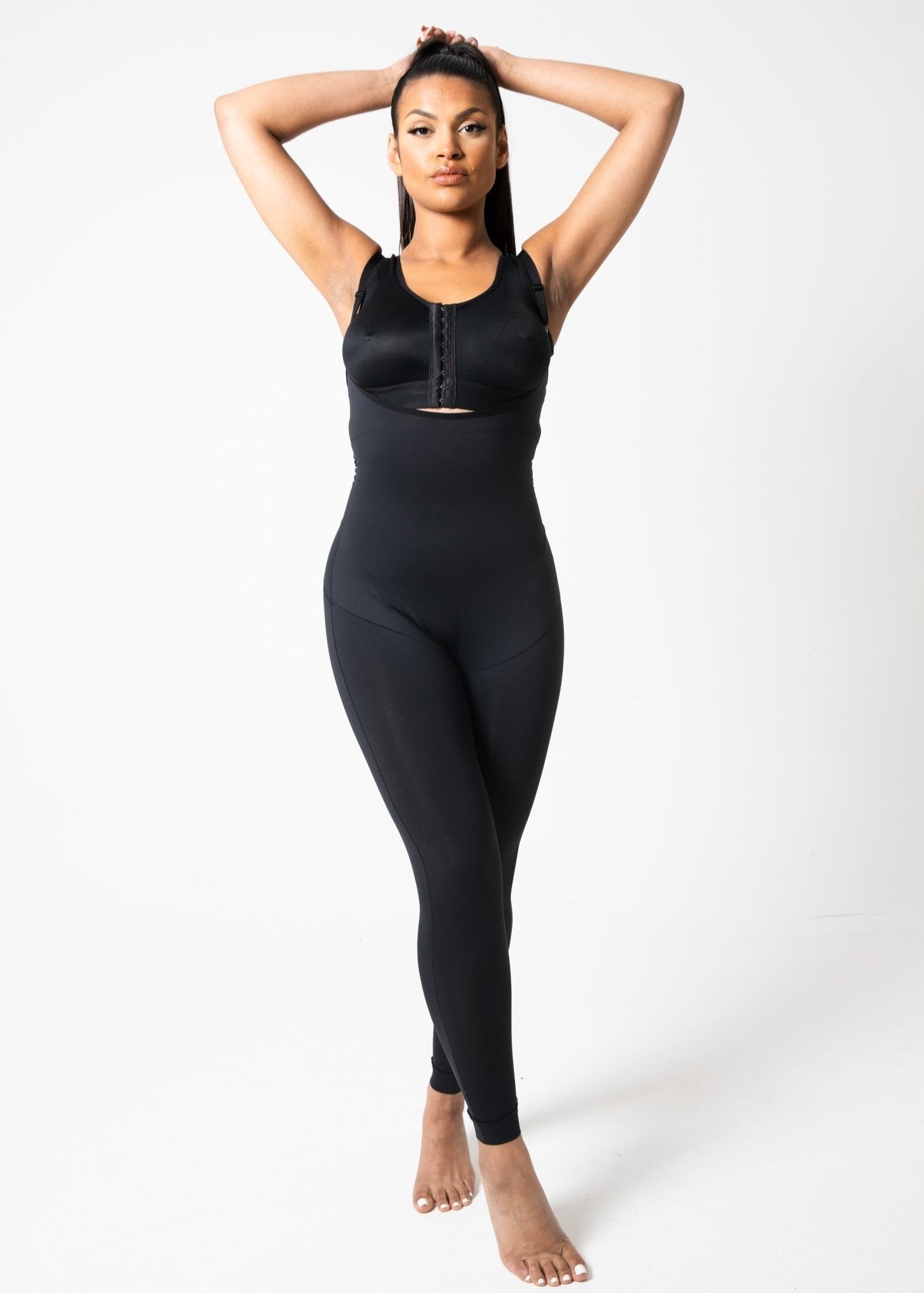 Naomi - Full Body Shaper Open Borst Verstelbare Bandjes