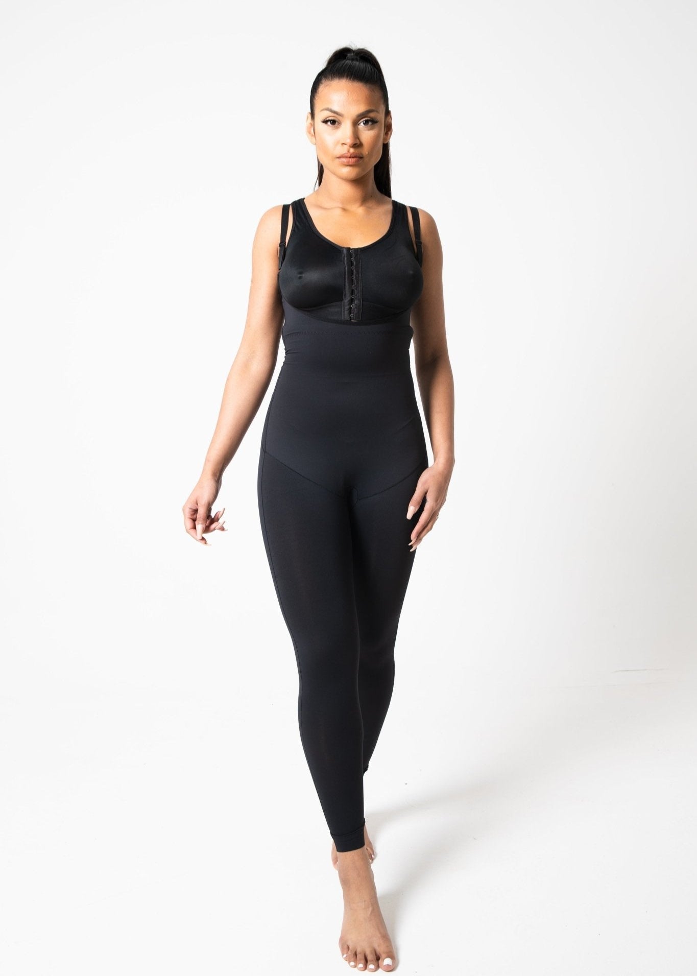 Naomi - Full Body Shaper Open Borst Verstelbare Bandjes