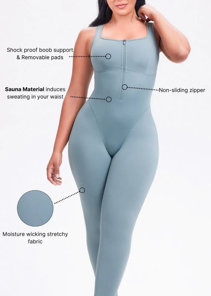 Nina - Sauna Compressie Jumpsuit