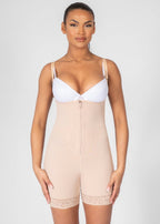 Rebecca - Body Shaper Rits Met Afneembare Schouderbandjes