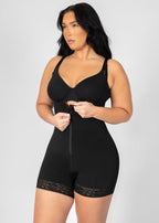 Rebecca - Body Shaper Rits Met Afneembare Schouderbandjes