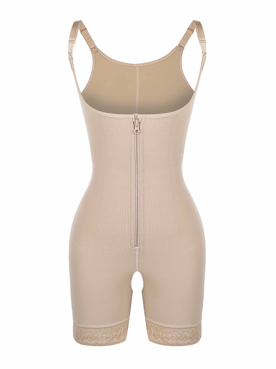 Rebecca - Body Shaper Rits Met Afneembare Schouderbandjes