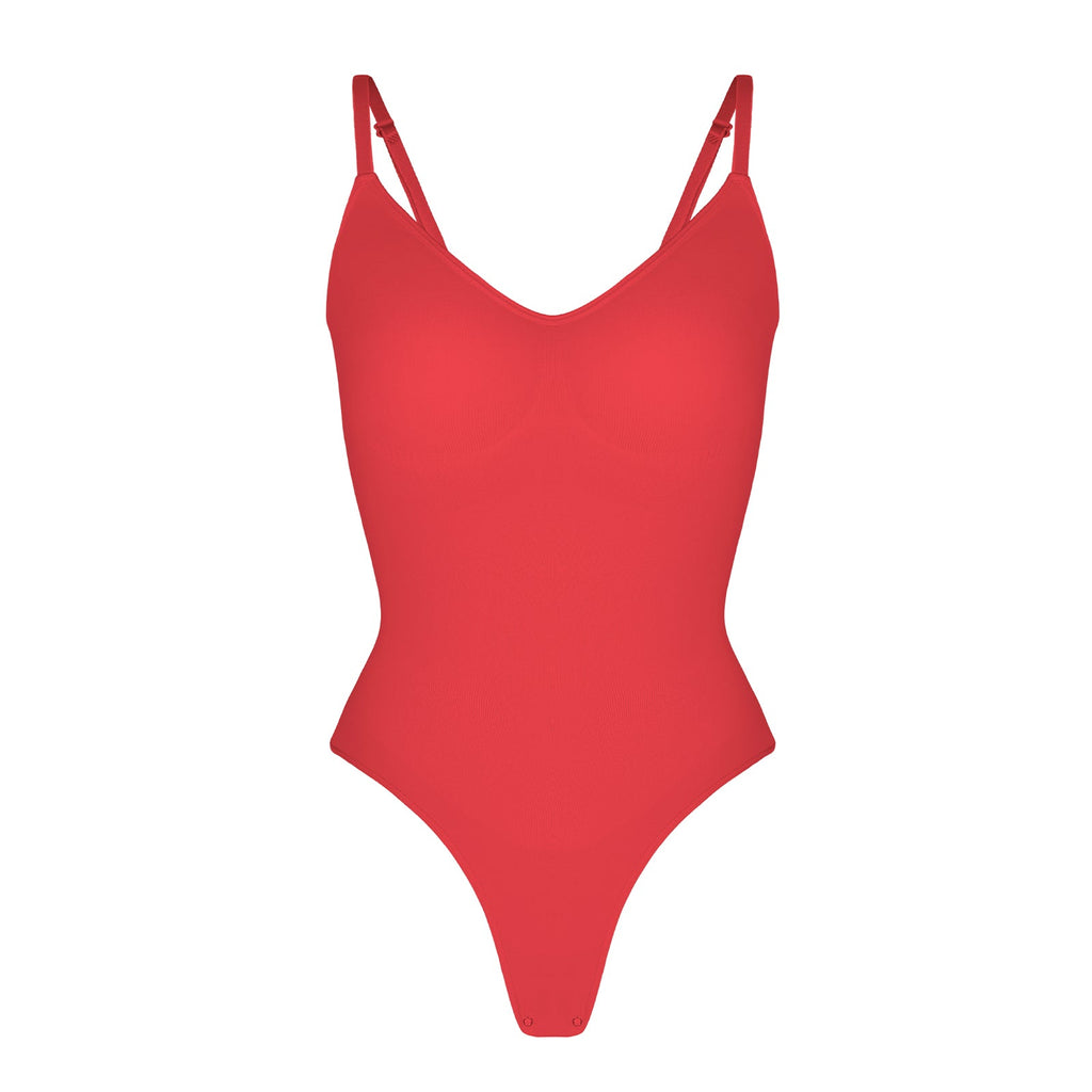 Stefanie String - Naadloze Bodysuit Met Verstelbare Schouderbandjes