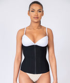Tara - Waist Trainer Met Rits En Haakjes - 9 Stalen Baleinen