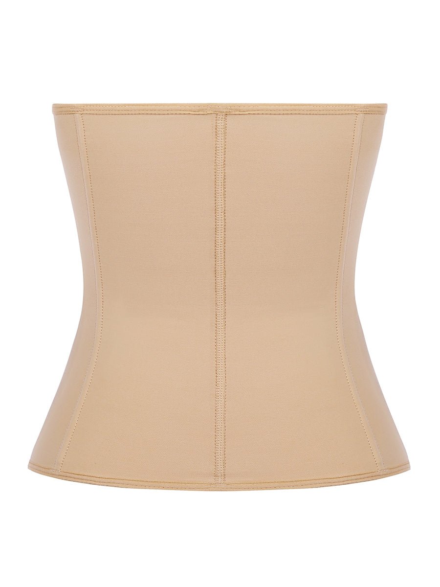Tara - Waist Trainer Met Rits En Haakjes - 9 Stalen Baleinen