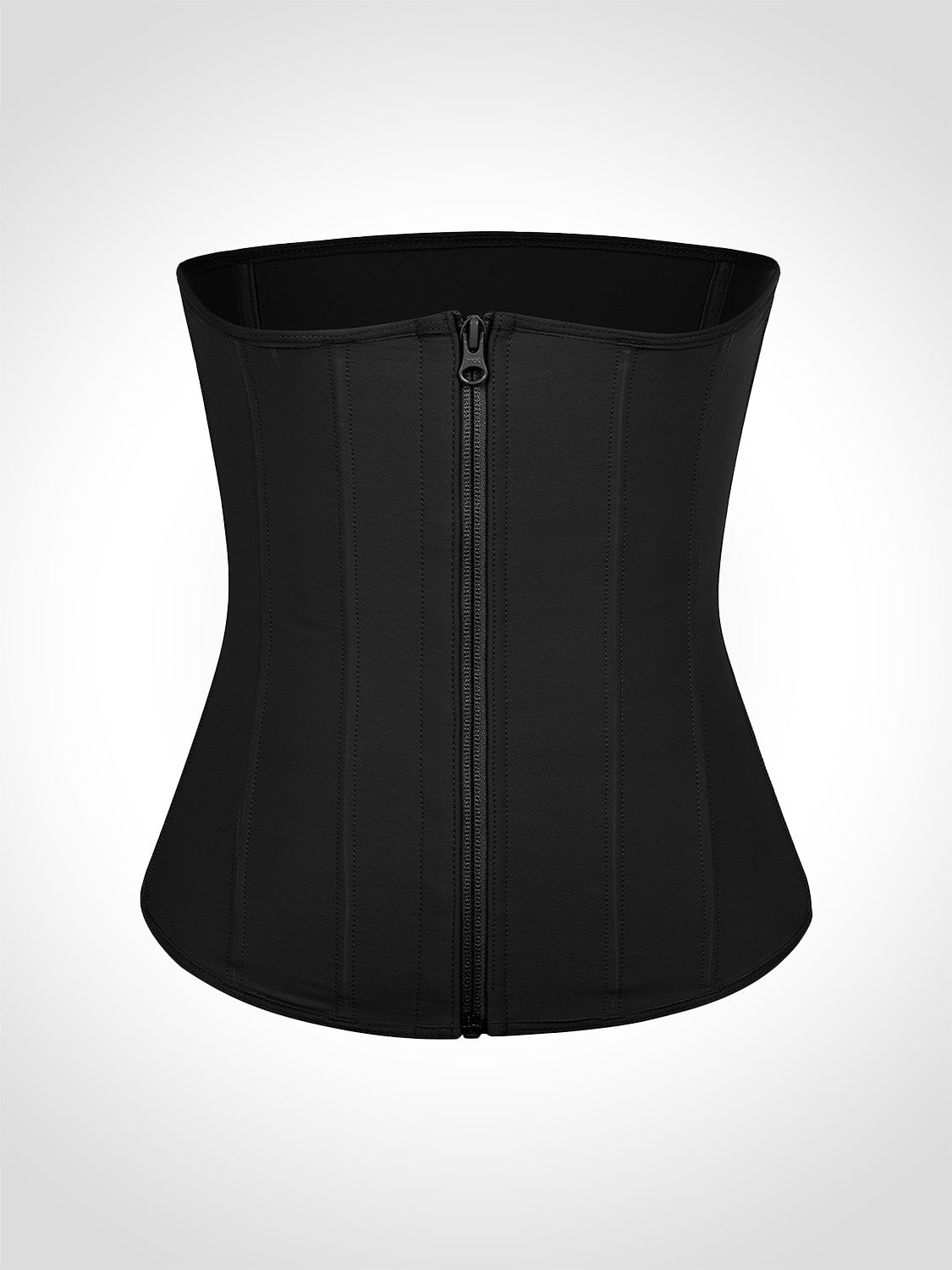 Tara - Waist Trainer Met Rits En Haakjes - 9 Stalen Baleinen