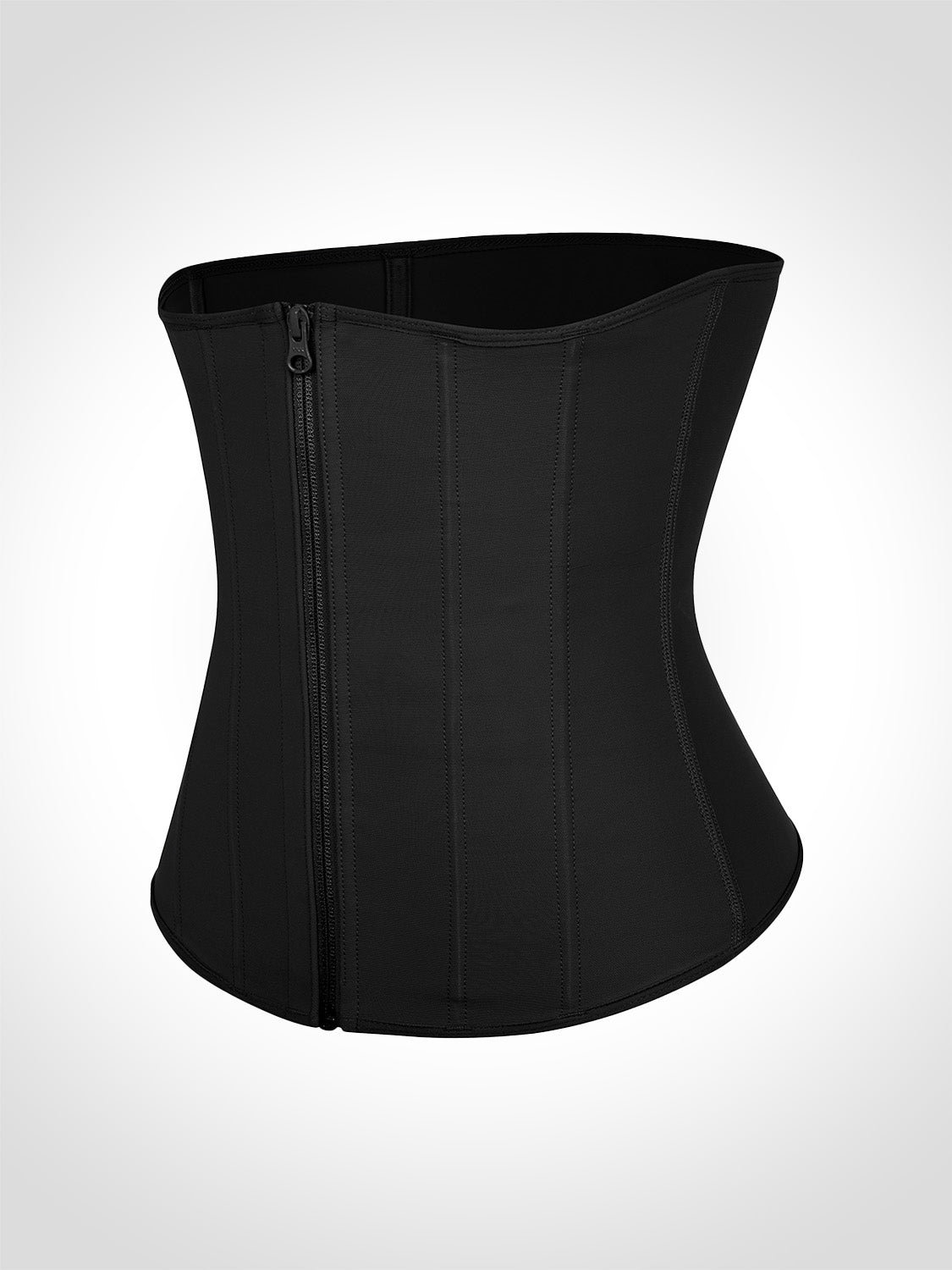 Tara - Waist Trainer Met Rits En Haakjes - 9 Stalen Baleinen