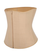 Tara - Waist Trainer Met Rits En Haakjes - 9 Stalen Baleinen