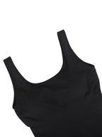 Valencia - Shaper Mini Jurk Vierkante Hals