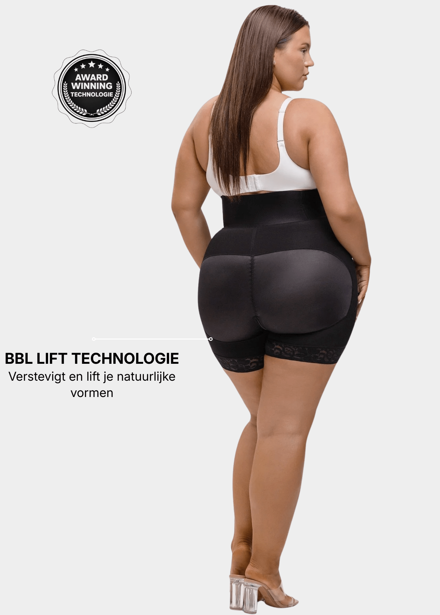 Valentina 2.0 - Hoog Getailleerd Body Shaper 3 Rijen Haakjes En Baleinen
