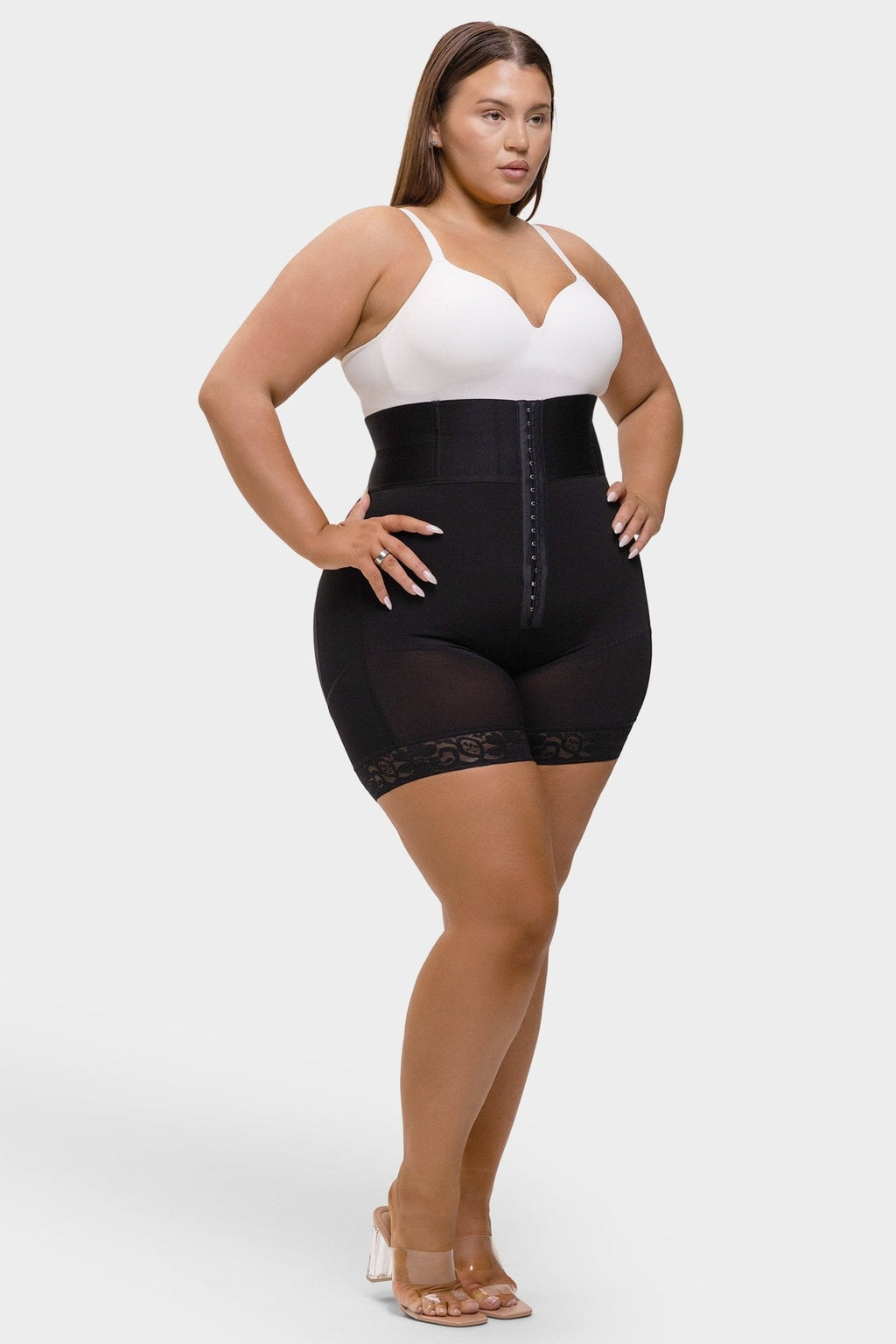 Valentina 2.0 - Hoog Getailleerd Body Shaper 3 Rijen Haakjes En Baleinen