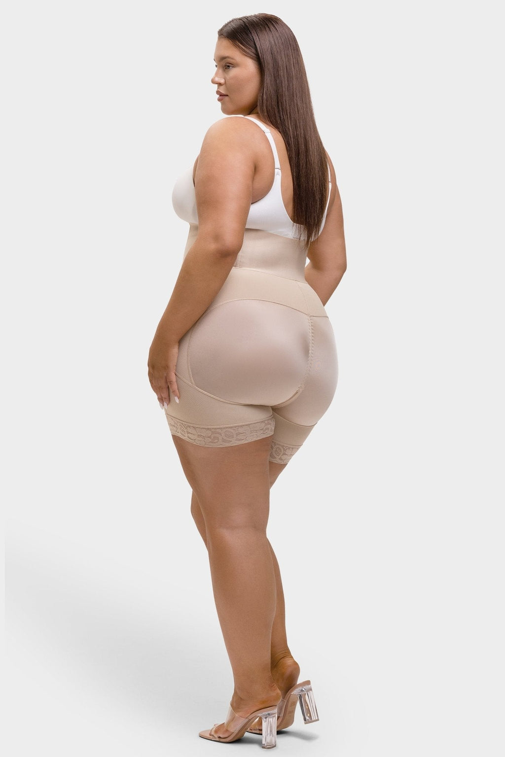 Valentina 2.0 - Hoog Getailleerd Body Shaper 3 Rijen Haakjes En Baleinen
